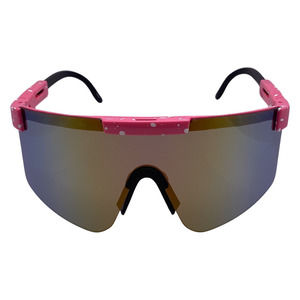 6161 | Pink Sport Wrap Sunglasses